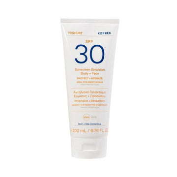 Korres SPF 30 Sunscreen Emulsion Body + Face 200ml